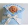 Péřová zavinovačka 4Newborn MAŠLE MODRÁ