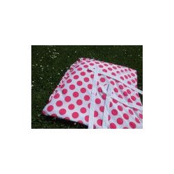 Péřová zavinovačka 4Newborn MALINOVÉ PUNTÍKY